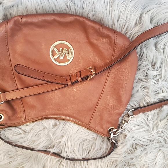Michael Kors brown crossbody bag - Picture 1 of 8
